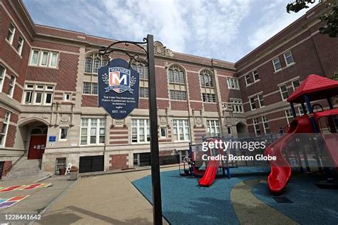 The playground at the Mather Elementary School in Boston's Dorchester ...