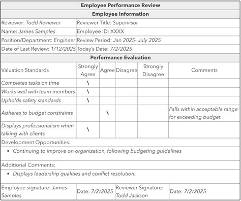 How to Conduct an Employee Performance Review (With Template and Examples) | Indeed.com