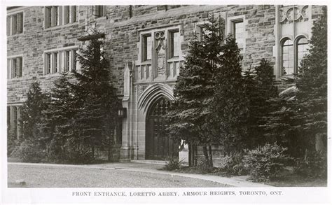 Front entrance, Loretto Abbey, Armor Heights, Toronto, Ont. – All Items ...