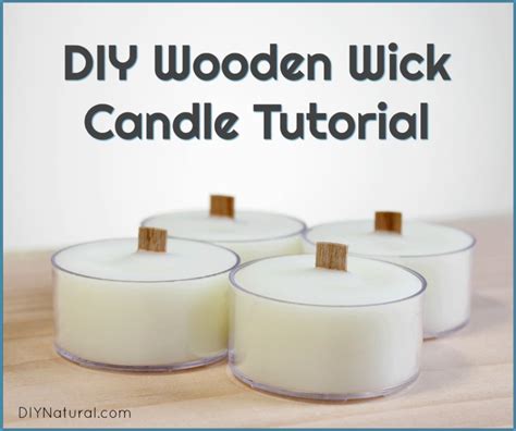 How to Make Woodwick Candles: A Simple Tutorial for Natural Candles