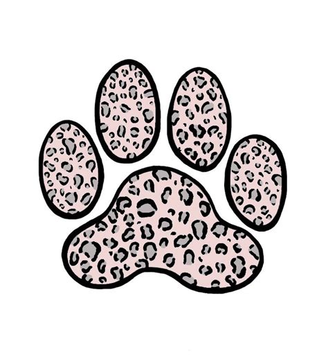 Cheetah Paw Print Sticker Vinyl Matte Waterproof sticker | Etsy