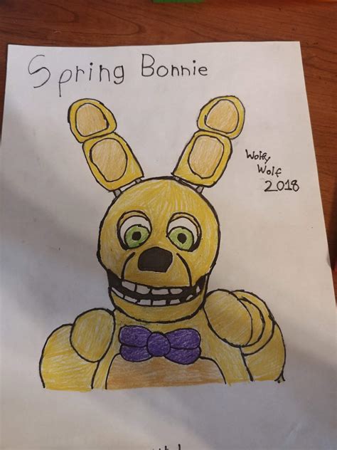 Spring Bonnie is finished. I used a base of Springtrap to make it. The base is actually from a ...