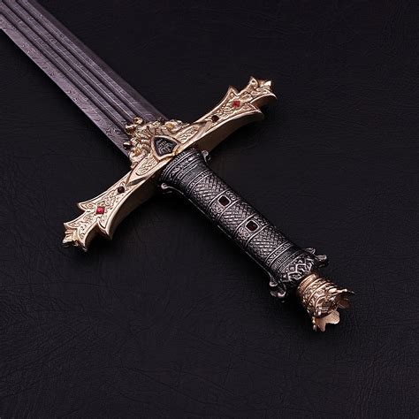 Damascus Collectible Sword // 9274 - Black Forge Knives - Touch of Modern