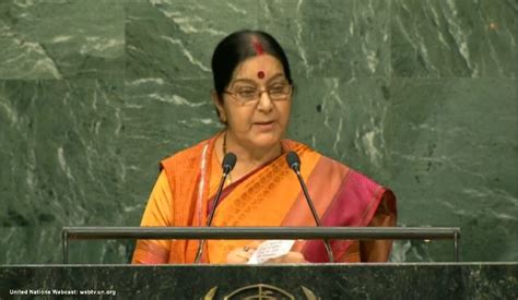 Sushma Swaraj’s speech at the UN General Assembly in New York - Media India Group