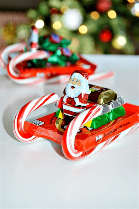 How to Make Candy Sleighs - About a Mom