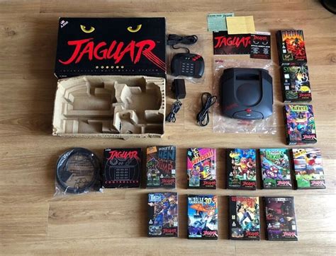 ATARI JAGUAR AND JAGUAR CD CONSOLE, WITH 34 BOXED GAMES | in Prestwich, Manchester | Gumtree