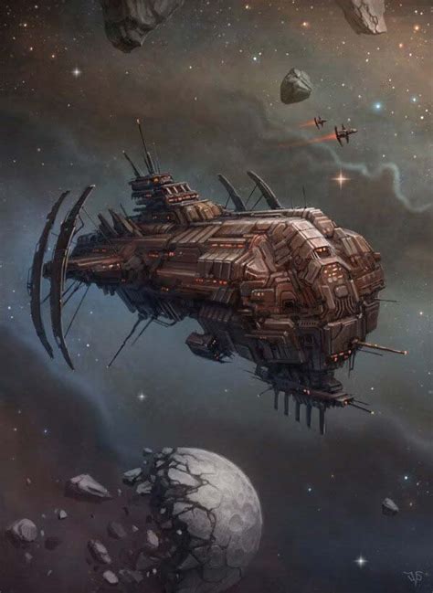 75 Cool Sci Fi Spaceship Concept Art & Designs To Get Your Inspired ...