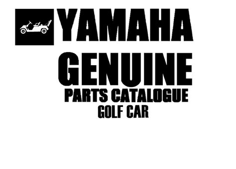 Yamaha G2 Ed Golf Cart Parts Manual Catalog - PDF DOWNLOAD ...