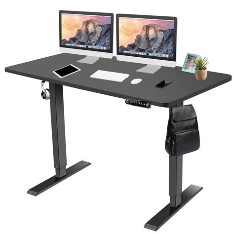 Buy farexon Adjustable Height Electric Standing Desk, 48 x 24 Inch Compute Desk, Ergonomic Sit ...