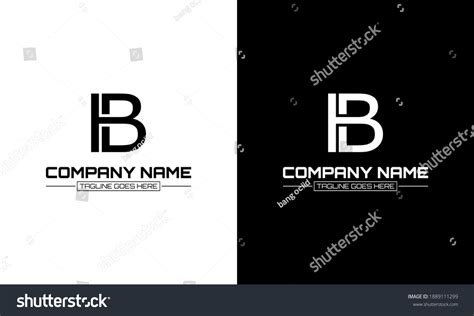 Creative Fonts Logo Designs Alphabet B Stock Vector (Royalty Free ...