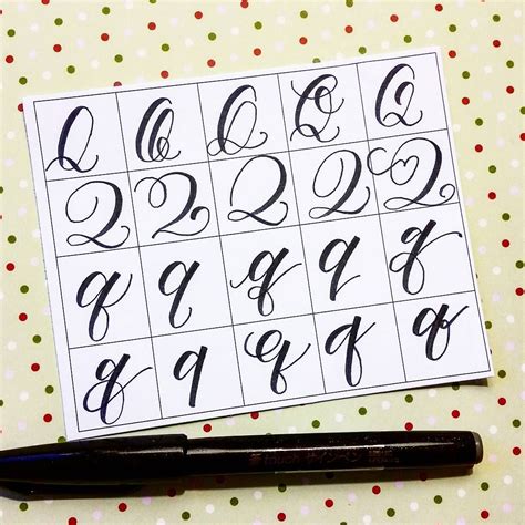 20 ways to write the letter Q by @letteritwrite • see also the video of ...