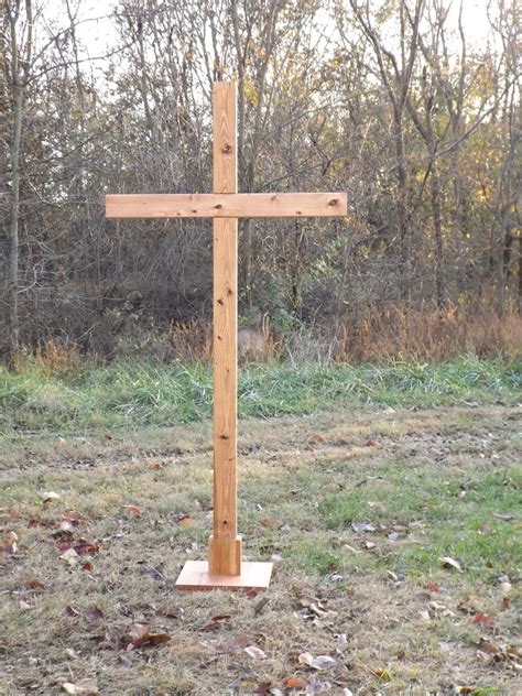 Wood Cross Religious Stand Standing Jesus Wedding Roadside 5 - Etsy