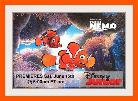 Finding Nemo Premiere on Disney Junior Canada & Toyota Prius v CONTEST ...