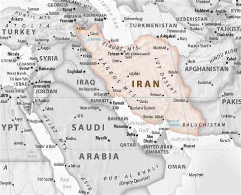 Physical Geography Facts About Iran - Geography Realm