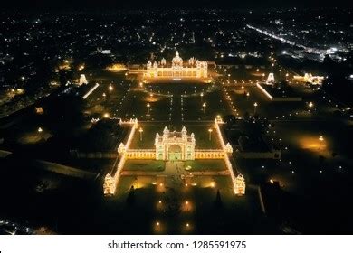 Aerial View Mysore Palace Night Karnataka Stock Photo 1285591975 | Shutterstock