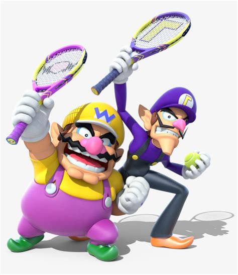 It's Worth Noting That Waluigi Is Still Not A Wario - Wario Mario Tennis Aces Transparent PNG ...