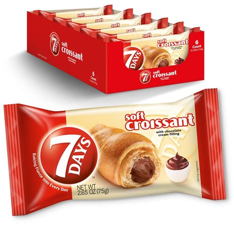 Amazon.com: 7Days Soft Croissant, Chocolate Croissant, Breakfast Pastry ...