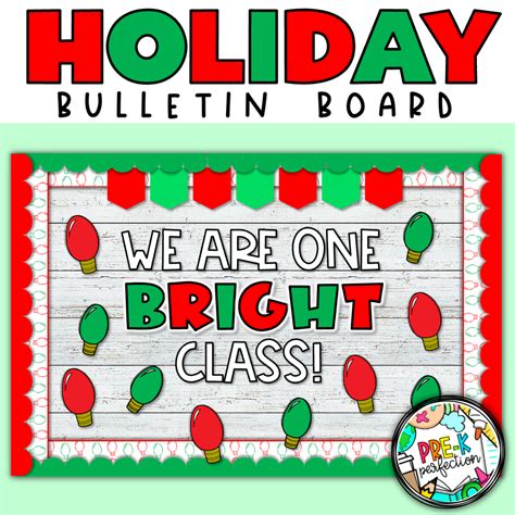 Christmas Lights Bulletin Board Ideas