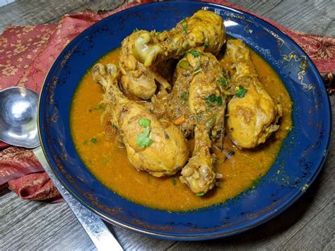 A Bowl of Chicken Drumsticks Curry Stock Photo - Image of curry, asian: 241576240