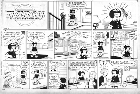 BUSHMILLER, ERNIE Nancy Sunday 6 11 , Nancy play Nancy And Sluggo Comic ...