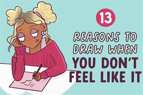 13 Reasons to Draw when you Don’t Feel like it - Draw Cartoon Style!