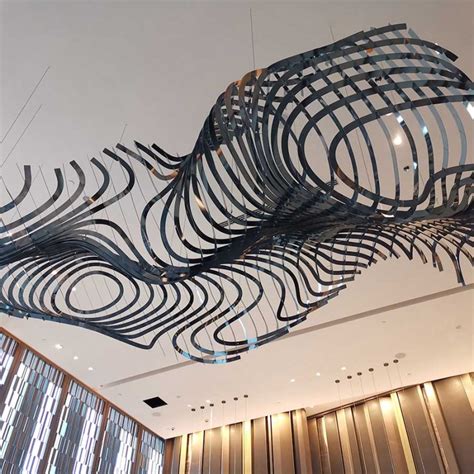 Supply Hilton Hotel Lobby Stainless Steel Installation Art Wholesale Factory - Sinuo Art