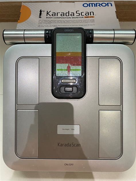 Omron Body Composition Monitor Body Weighing Scale, Health & Nutrition ...