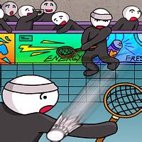 Stick Figure Badminton 2 - 在 SilverGames.com 在线玩 🕹️