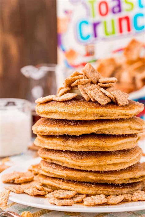 Cinnamon Toast Crunch Pancakes • Pancake Recipes