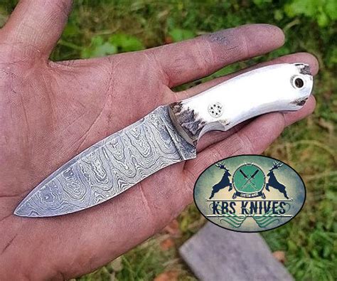 Real Stag Horn Skinning Knife – KBS Knives Store