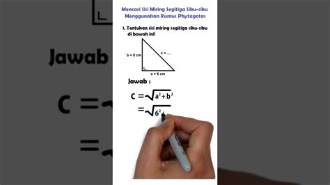 Mengetahui Rumus Sisi Miring Segitiga Untuk Menghitung Panjangnya Dengan Tepat | Bicara Fakta