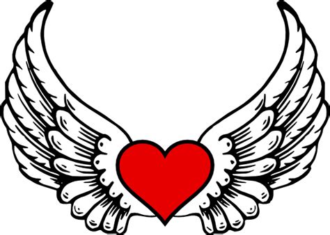 'Wings Heart Cliparts - Explore the Symbolism and Beauty of this Iconic ...