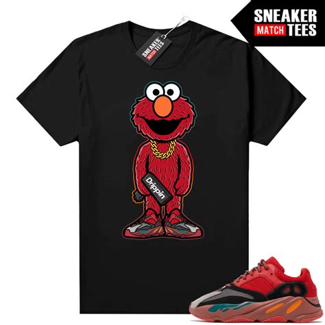 Yeezy 700 Hi Res Red sneaker outfits | Sneaker Match Tees