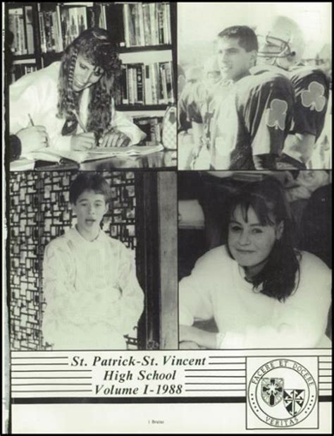 Explore 1988 St. Patrick-St. Vincent High School Yearbook, Vallejo CA ...