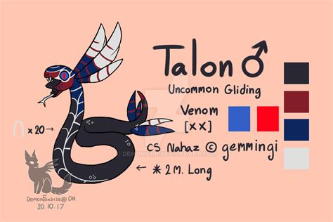 Talon by DemonBirb on DeviantArt