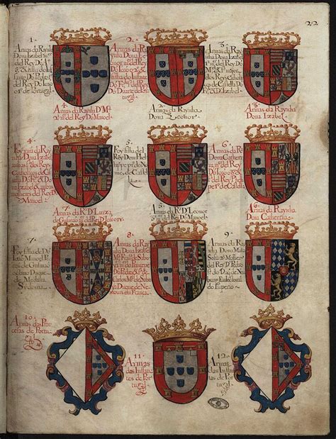 Portuguese Flag, Family Shield, Medieval Books, Family Crest, Heraldry ...