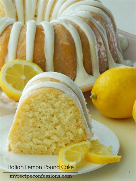 Italian Lemon Pound Cake | Italian lemon pound cake, Lemon cake recipe ...