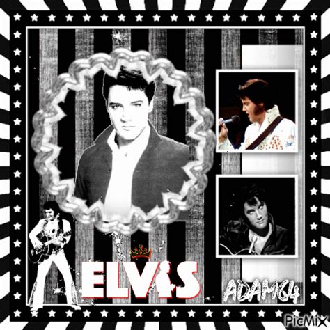 Elvis - Black & white - PicMix