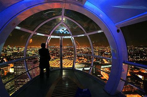 Inside the London Eye | London eye, London eye at night, London