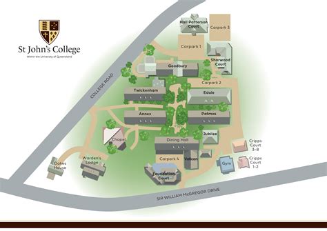 St Lucia university college | St John’s College Brisbane | Location - St Johns College UQ