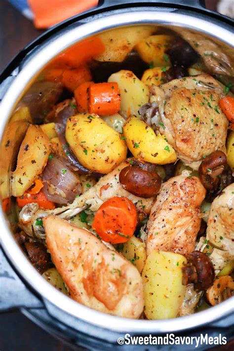 Instant Pot Chicken and Vegetables Recipe [Video] - S&SM