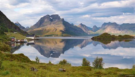 Moskenesøya Reflection | Lofoten Islands, Norway | Mountain Photography by Jack Brauer