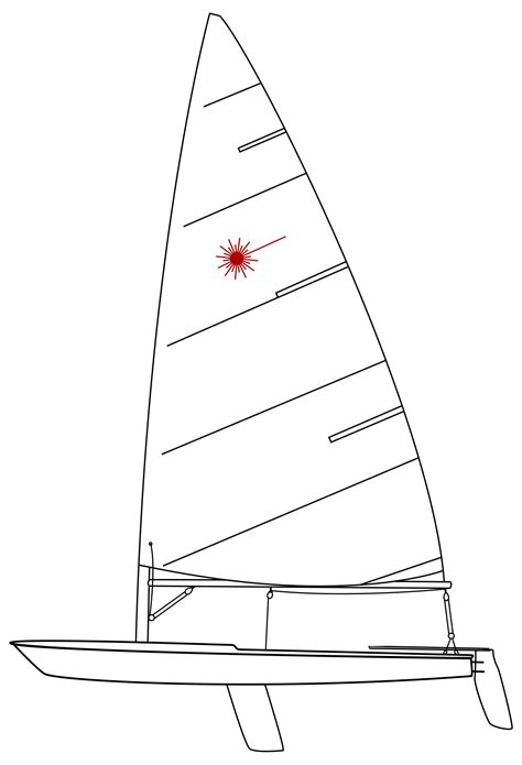 Laser Sailboat Rigging Diagram