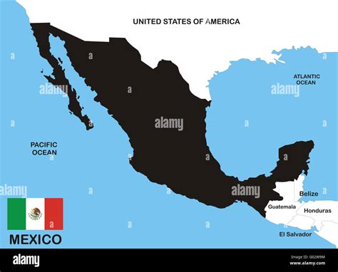 Mexico flag outline hi-res stock photography and images - Alamy