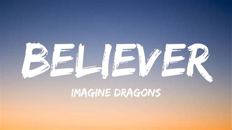 Imagine Dragons - Believer (Lyrics) - YouTube