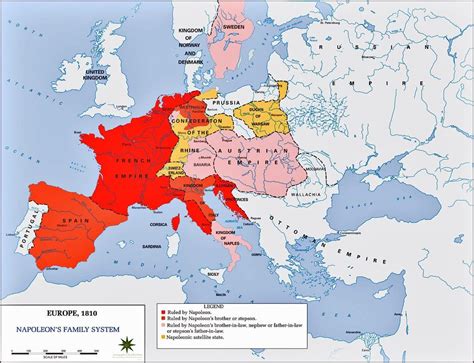 Onlmaps On Twitter Napoleons Empire 1810 Map Maps | Images and Photos ...