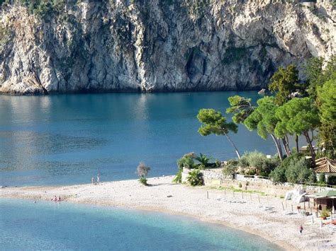 Taormina - The beautiful beach of Isola Bella - a photo on Flickriver