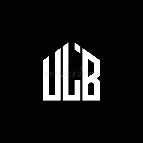 ULB Letter Logo Design on BLACK Background. ULB Creative Initials Letter Logo Concept Stock ...