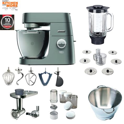 Kenwood Chef XL Titanium KVL 80 Mega-Paket 8320S +Deutschem Kochbuch