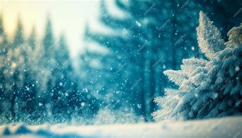 Premium Photo | Natural winter background with snow drifts and falling snow Beautiful winter ...